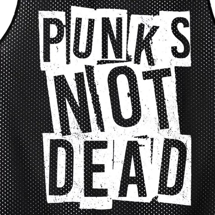 Punks Not Dead Mesh Reversible Basketball Jersey Tank