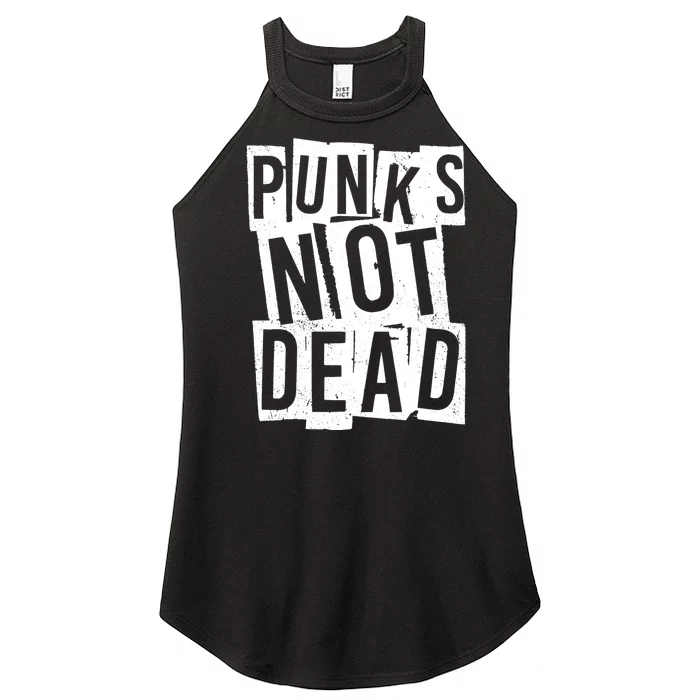 Punks Not Dead Women’s Perfect Tri Rocker Tank