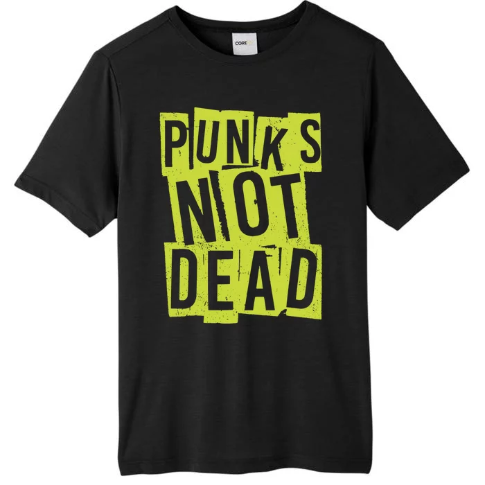 Punks Not Dead Neon Logo ChromaSoft Performance T-Shirt