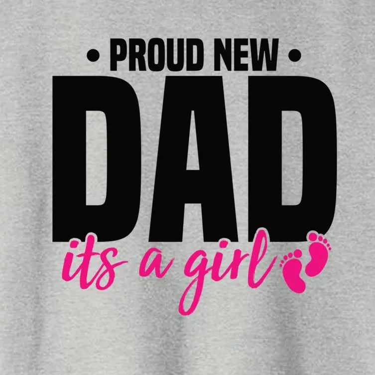 Proud New Dad ItS A Gift Women's Crop Top Tee