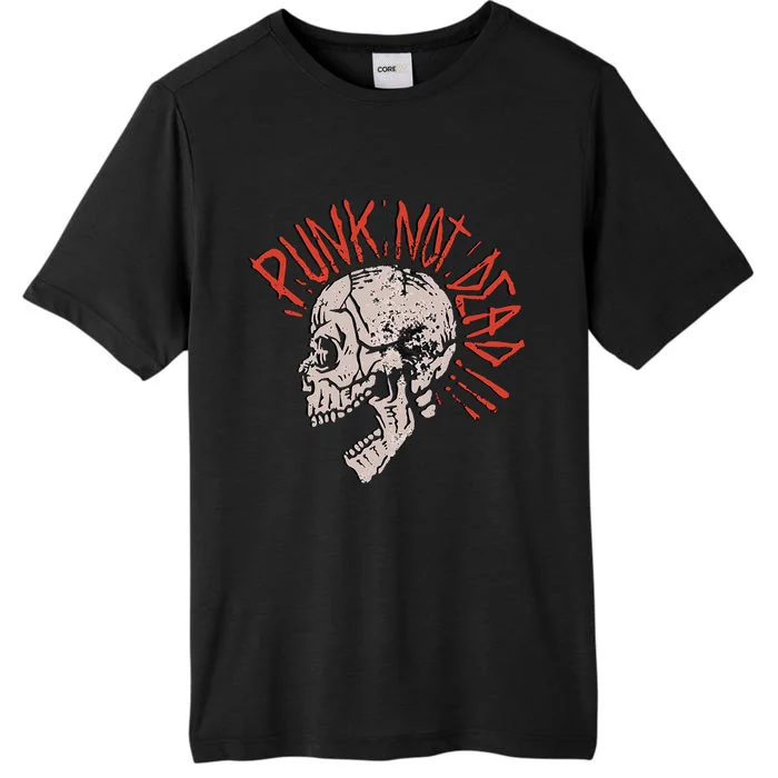 Punks Not Dead Vintage Grunge Punk Is Not Dead Rock ChromaSoft Performance T-Shirt