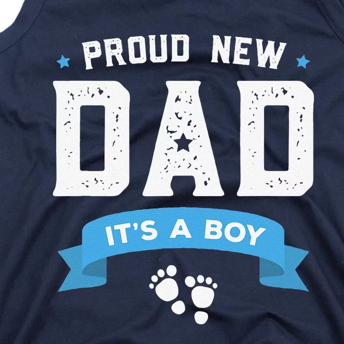 Proud New Dad Its A Cute Fathers Day Gift Baby Tank Top