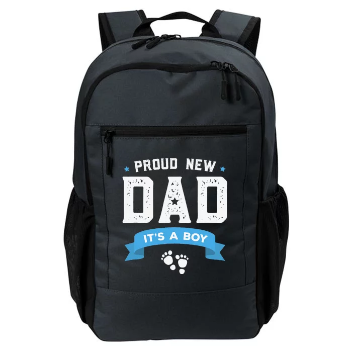 Proud New Dad Its A Boy Cute Fathers Day Gift Baby.png Daily Commute Backpack