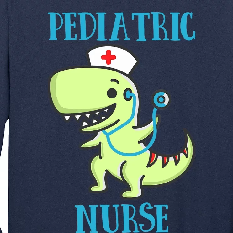 Pediatric Nurse Dinosaurs T-Rex Nursing Lover Long Sleeve Shirt