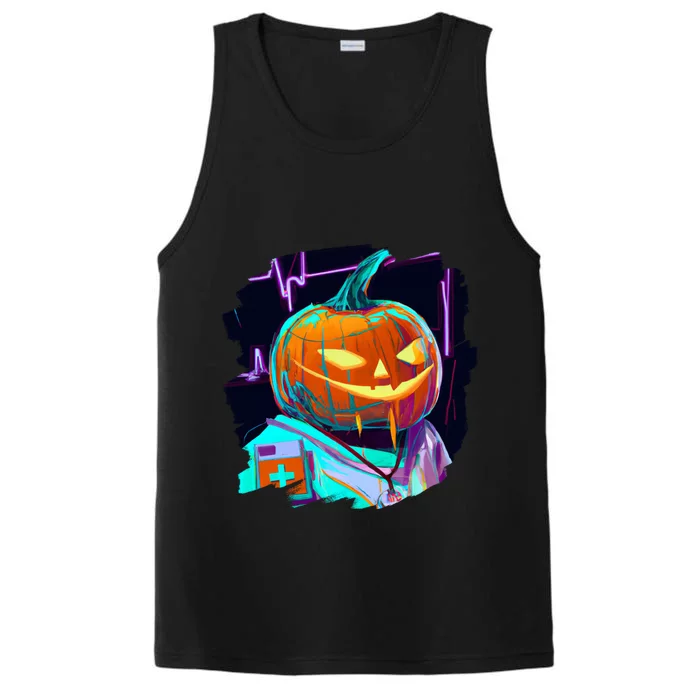 Pumpkin Nurse Doctor Pumpkins Halloween Nurse Great Gift Performance Tank