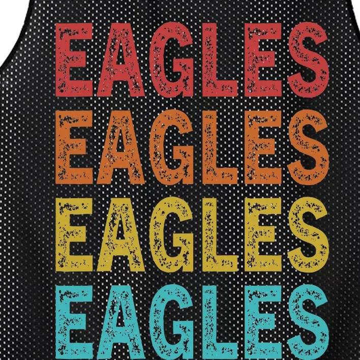 Personalized Name EAGLES I Love EAGLES Mesh Reversible Basketball Jersey Tank