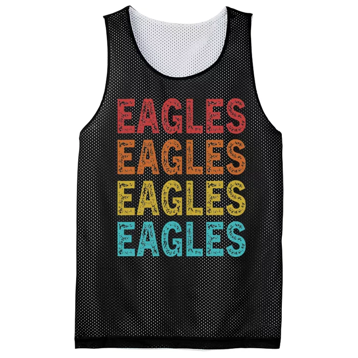 Personalized Name EAGLES I Love EAGLES Mesh Reversible Basketball Jersey Tank