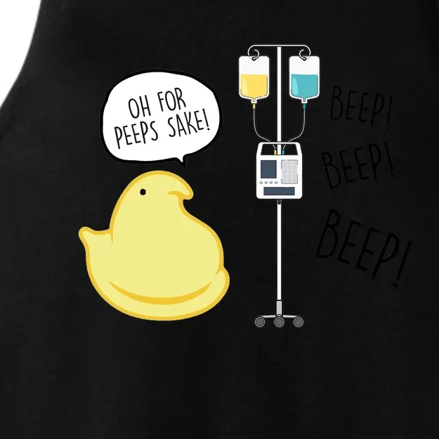 Peep Nursing Easter Ladies Tri-Blend Wicking Tank