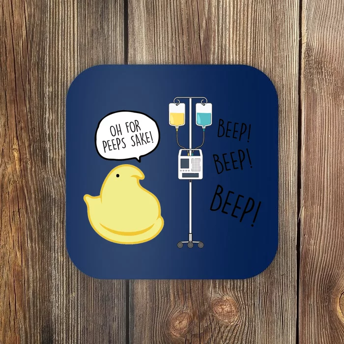 Peep Nursing Easter Coaster