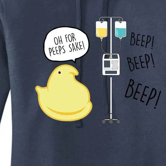 Peep Nursing Easter Women's Pullover Hoodie