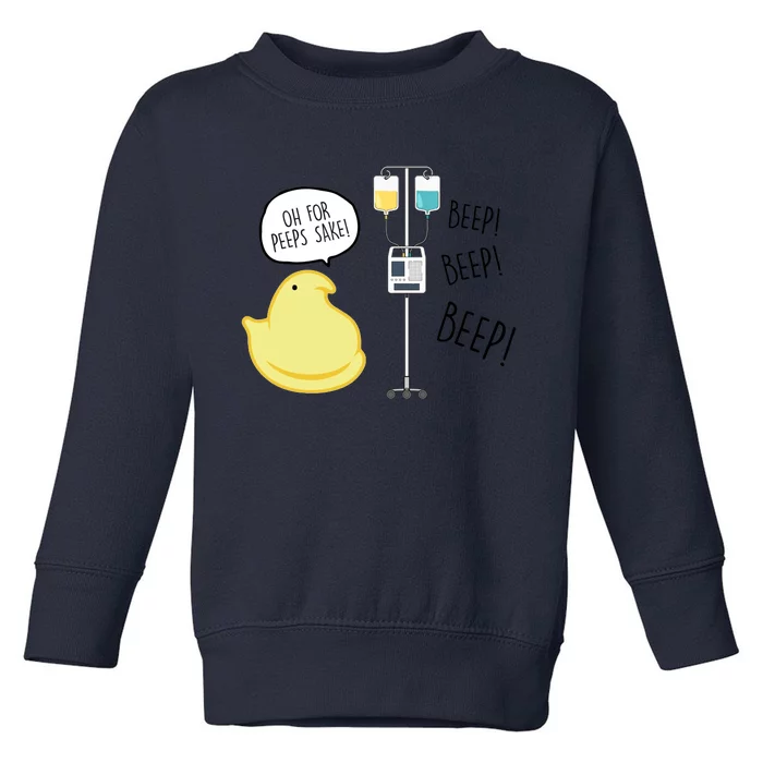 Peep Nursing Easter Toddler Sweatshirt