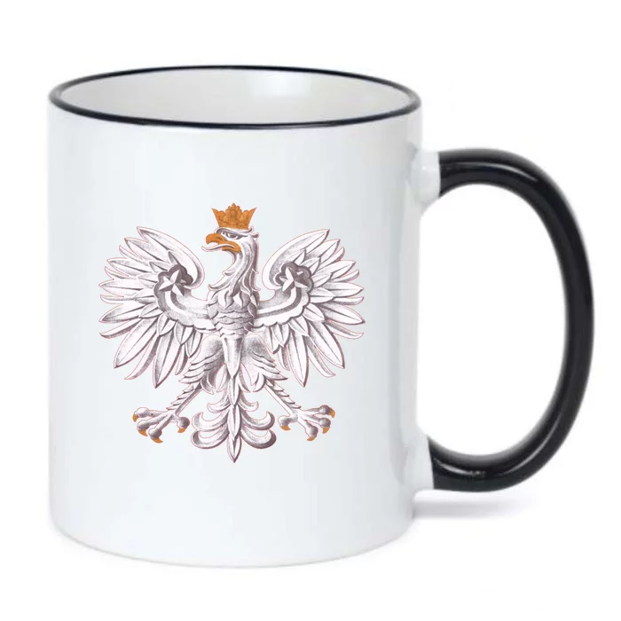 Poland National Eagle From The Coat Of Arms Funny Gift Black Color Changing Mug