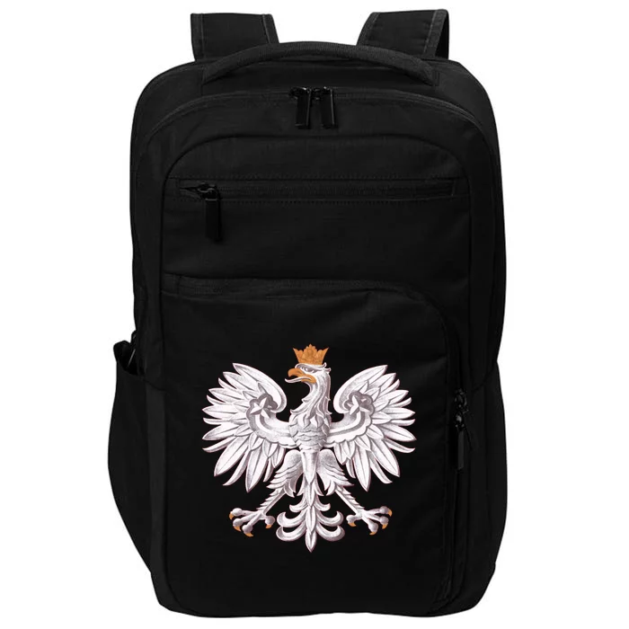 Poland National Eagle From The Coat Of Arms Funny Gift Impact Tech Backpack