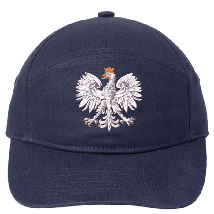 Poland National Eagle From The Coat Of Arms Funny Gift 7-Panel Snapback Hat