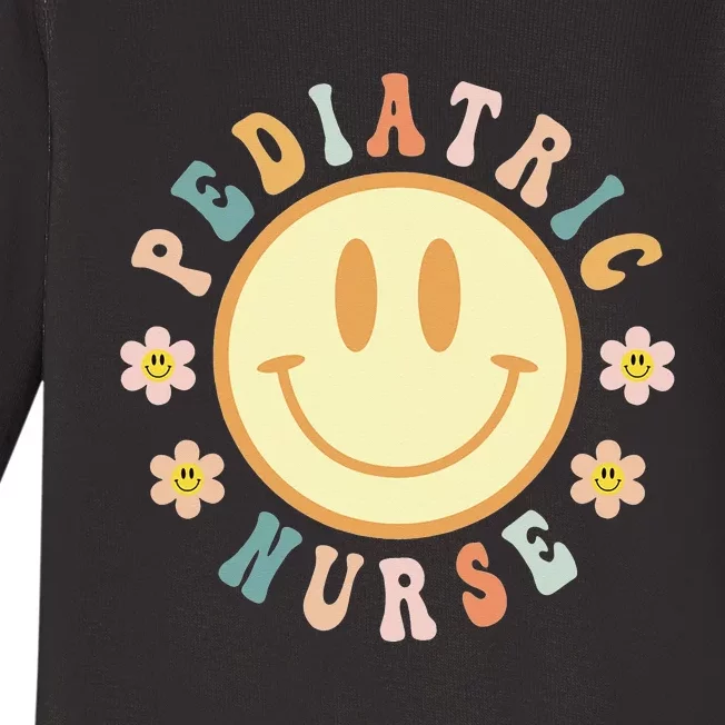 Pediatric Nurse Future Nurse School Nurse Life Baby Long Sleeve Bodysuit