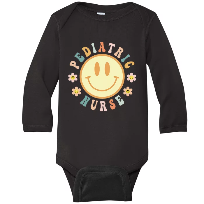 Pediatric Nurse Future Nurse School Nurse Life Baby Long Sleeve Bodysuit