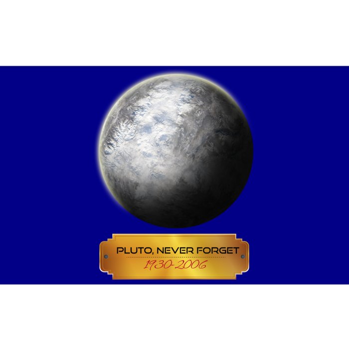 Pluto Never Forget Great Gift Solar System Planet Galaxy Bumper Sticker