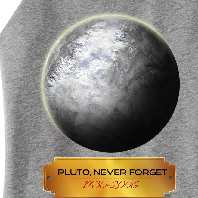 Pluto Never Forget Great Gift Solar System Planet Galaxy Women’s Perfect Tri Rocker Tank