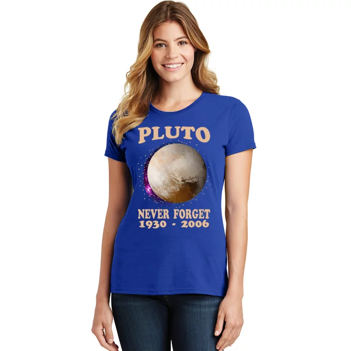 Pluto Never Forget 1930gift2006 Great Gift Women's T-Shirt