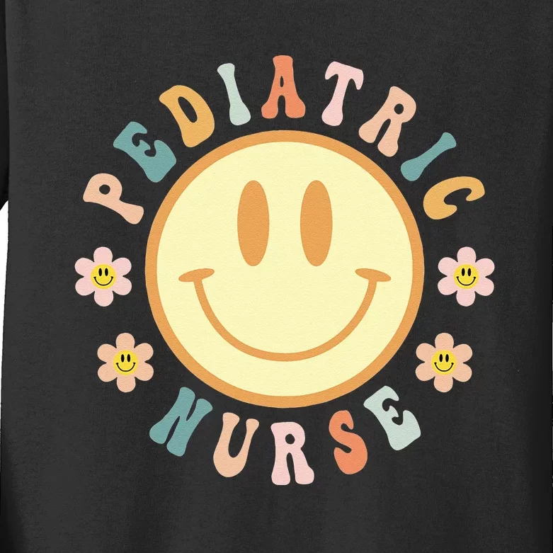 Pediatric Nurse Future Nurse Nursing School Nurse Life Kids Long Sleeve Shirt