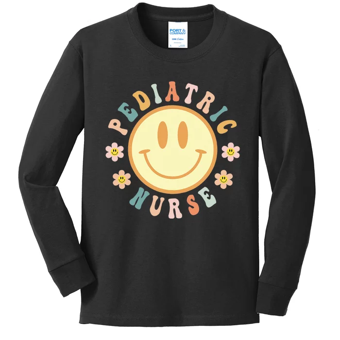 Pediatric Nurse Future Nurse Nursing School Nurse Life Kids Long Sleeve Shirt