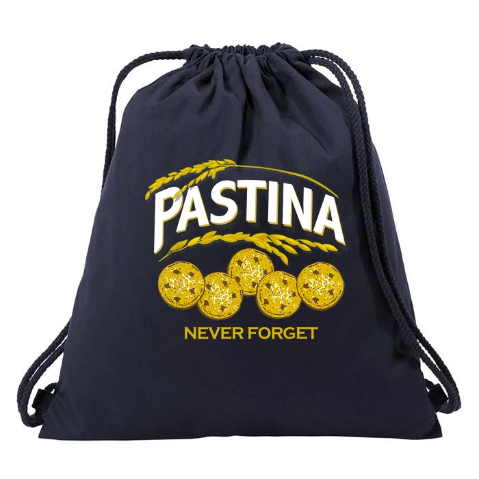 Pastina Never Forget Funny Food Lover Drawstring Bag