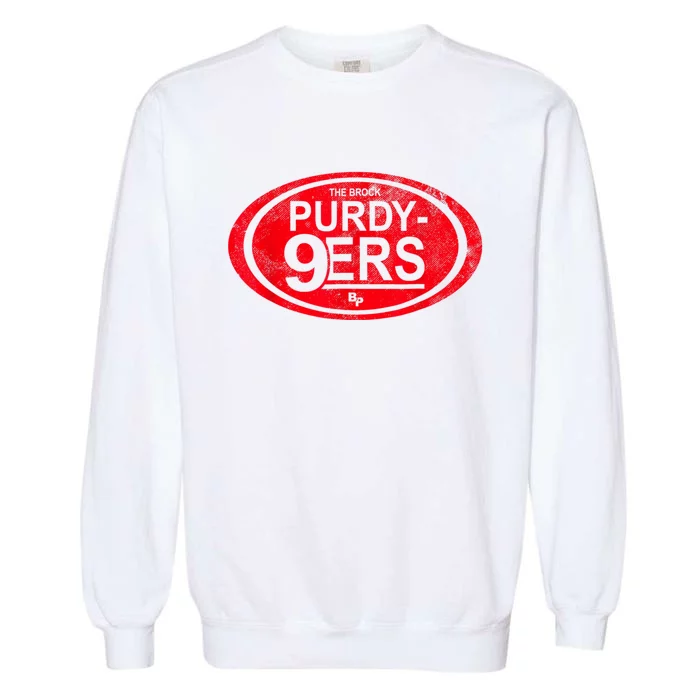 Purdy Niners Funny San Francisco Football Garment-Dyed Sweatshirt