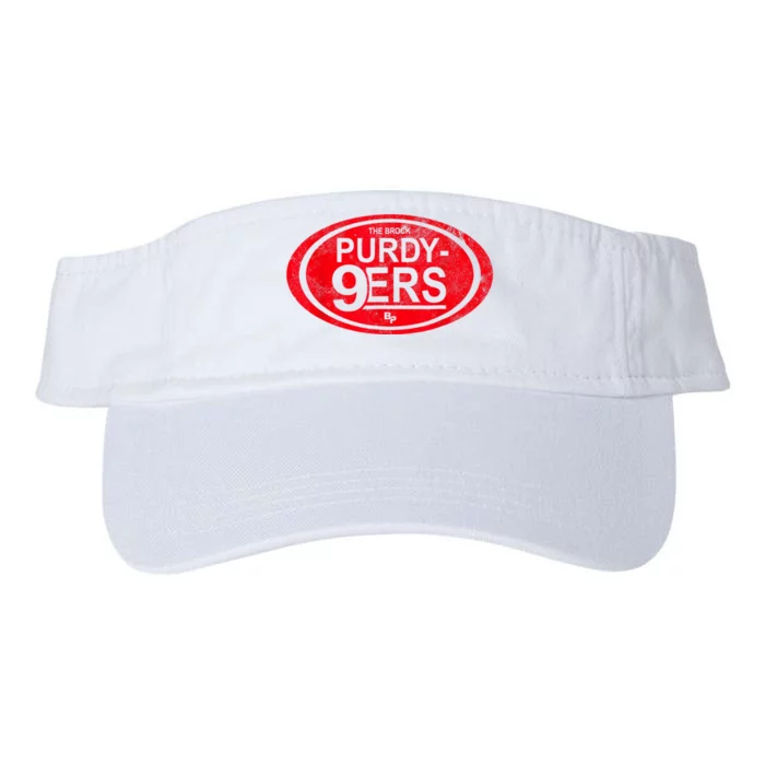 Purdy Niners Funny San Francisco Football Valucap Bio-Washed Visor