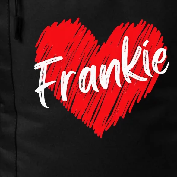 Personalized Name Frankie I Love Frankie Heart Daily Commute Backpack