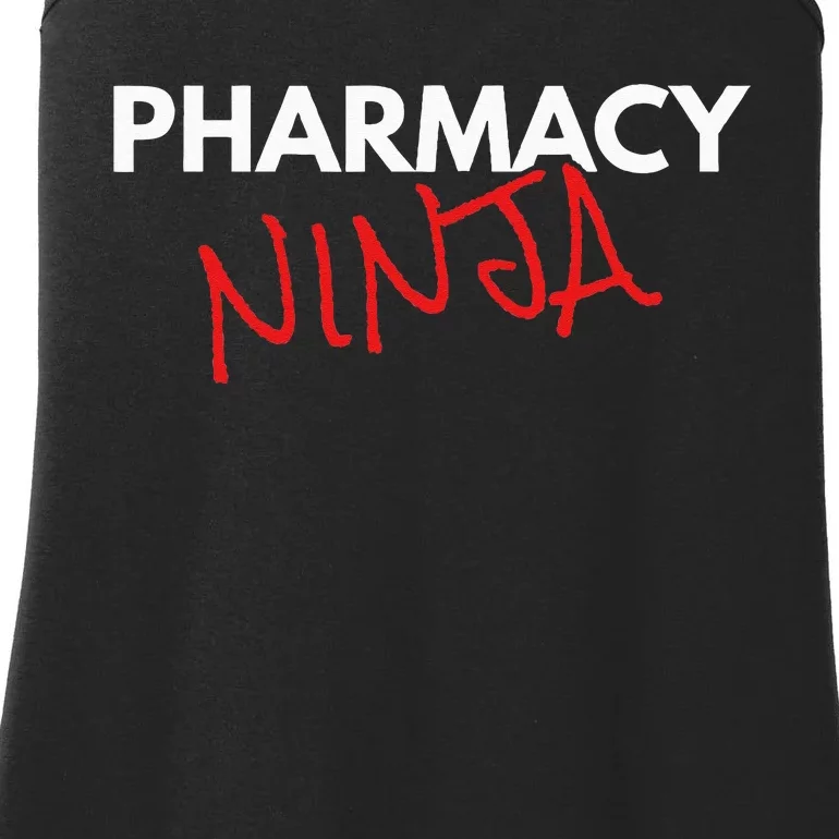 Pharmacy Ninja Fun Pharmacist Ladies Essential Tank