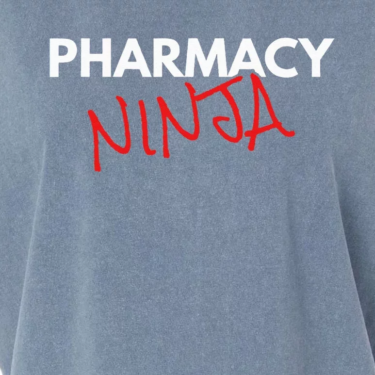 Pharmacy Ninja Fun Pharmacist Garment-Dyed Women's Muscle Tee