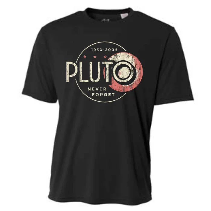 Pluto Never Forget Funny Pluto Pluto Lover Pluto Cooling Performance Crew T-Shirt