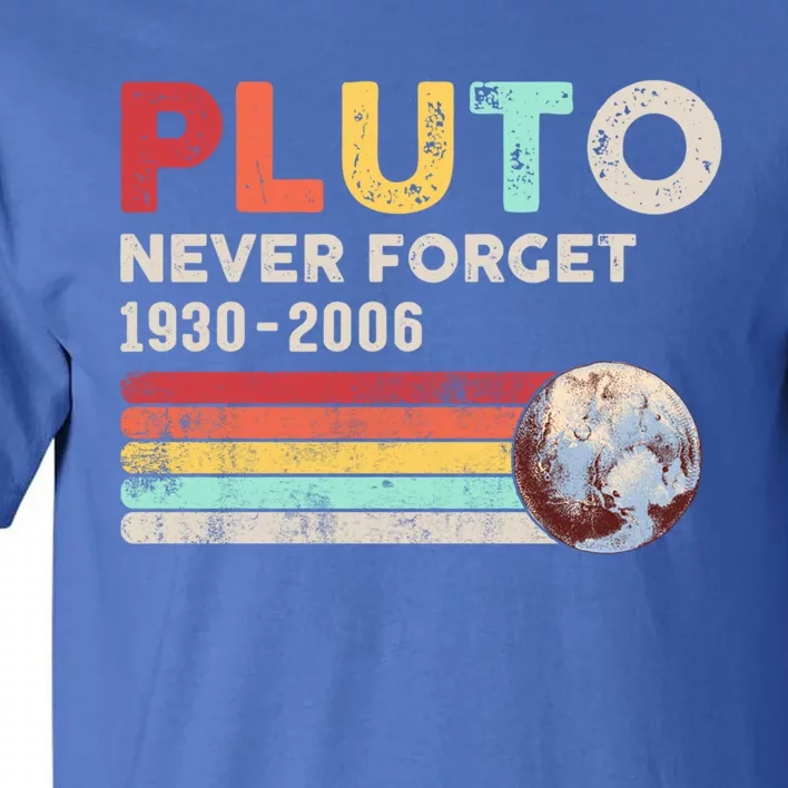 Pluto Never Forget 1930 Funny Gift 2006 Funny Gift Tall T-Shirt