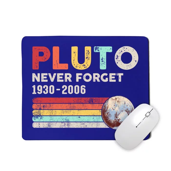 Pluto Never Forget 1930 Funny Gift 2006 Funny Gift Mousepad