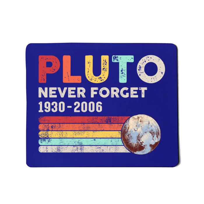 Pluto Never Forget 1930 Funny Gift 2006 Funny Gift Mousepad