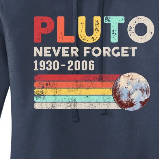 Pluto Never Forget 1930 Funny Gift 2006 Funny Gift Women's Pullover Hoodie