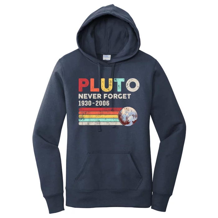 Pluto Never Forget 1930 Funny Gift 2006 Funny Gift Women's Pullover Hoodie