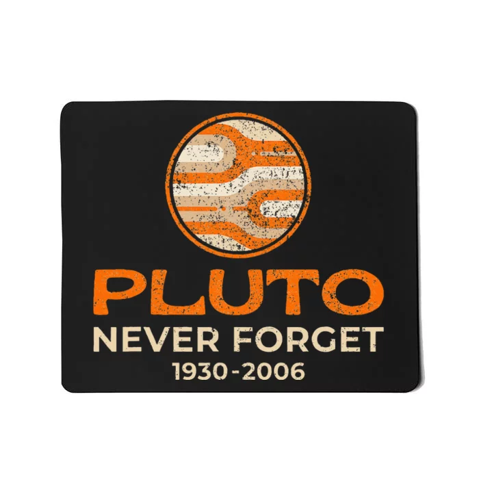 Pluto Never Forget 19302006 Mousepad