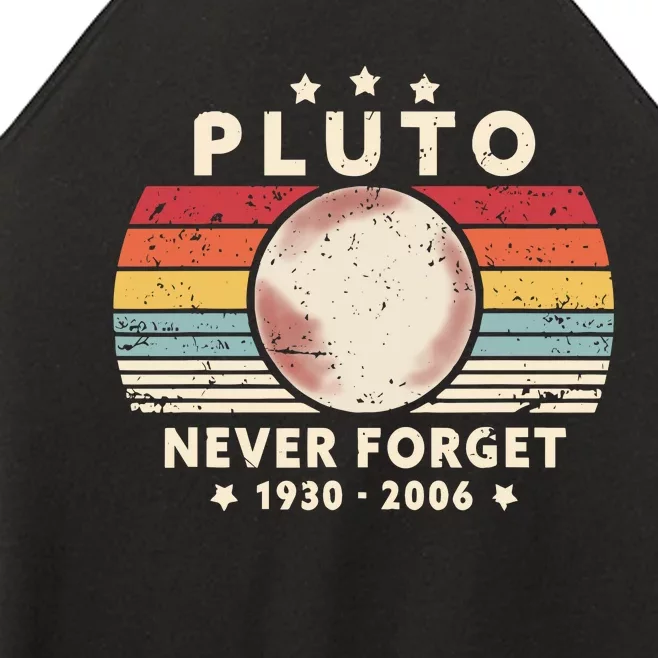 Pluto Never Forget 1930 2006 Women’s Perfect Tri Rocker Tank