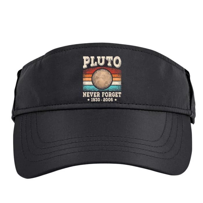 Pluto Never Forget Funny Planet Space Astronomy Science Adult Drive Performance Visor