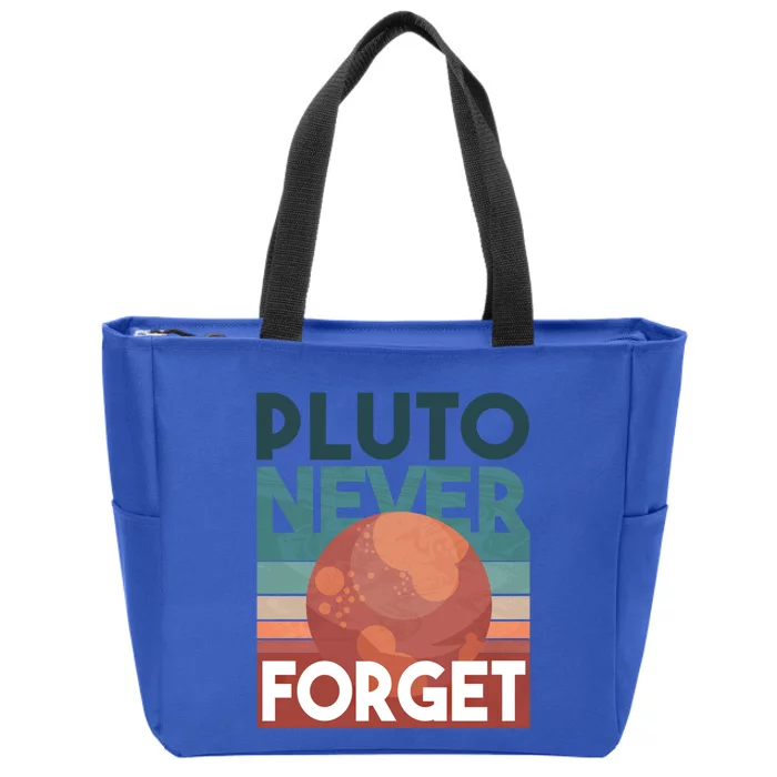 Pluto Never Forget Gift Astrology Gift Zip Tote Bag