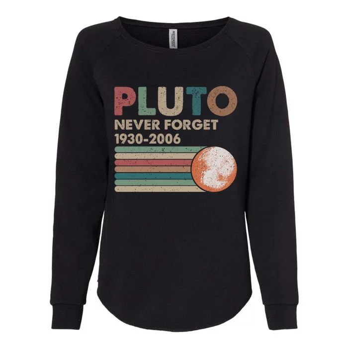 Pluto Never Forget 1930 Gift 2006 Vintage Gift Womens California Wash Sweatshirt