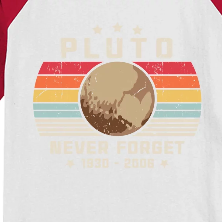 Pluto Never Forget 1930gift2006 Gift Kids Colorblock Raglan Jersey