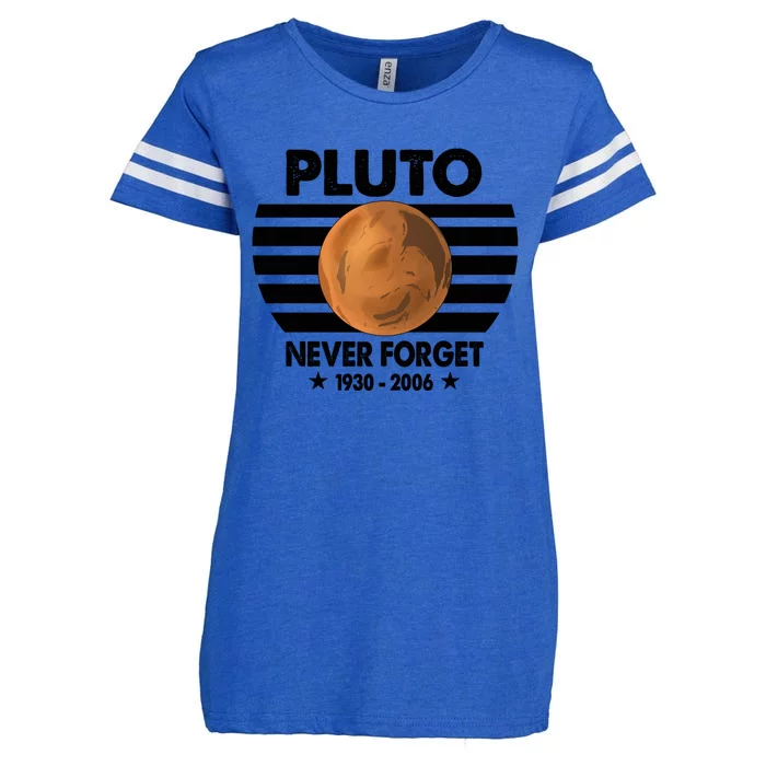 Pluto Never Forget Gift Enza Ladies Jersey Football T-Shirt