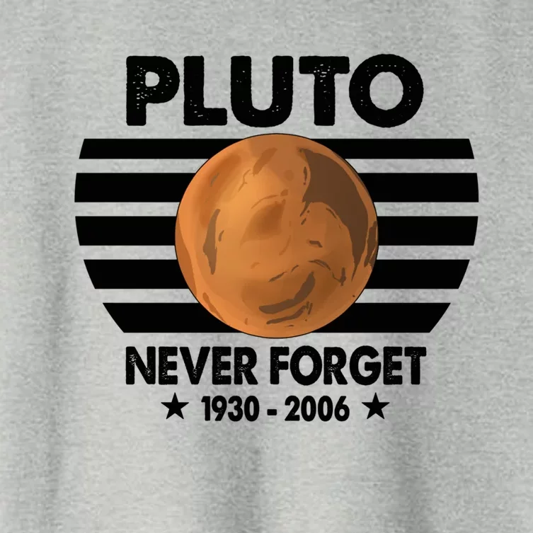 Pluto Never Forget Gift Women's Crop Top Tee