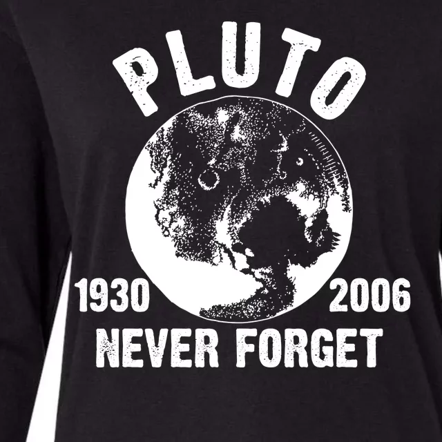 Pluto Never Forget 1930/2006 Womens Cotton Relaxed Long Sleeve T-Shirt