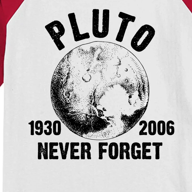 Pluto Never Forget 1930/2006 Kids Colorblock Raglan Jersey