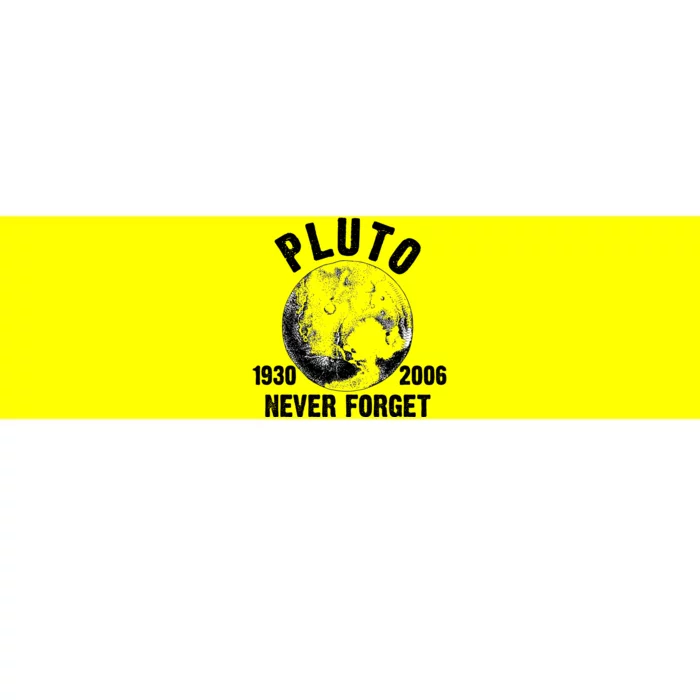 Pluto Never Forget 1930/2006 Bumper Sticker