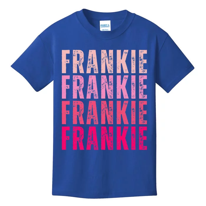 Personalized Name Frankie I Love Frankie Kids T-Shirt