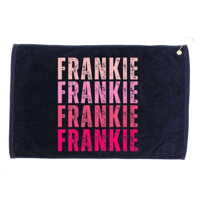 Personalized Name Frankie I Love Frankie Grommeted Golf Towel